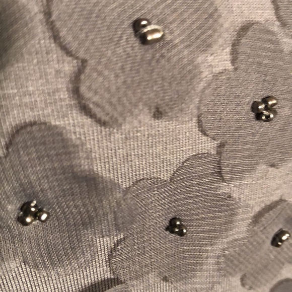 VERTIGO Light Charcoal Beaded Lycra Tank Dress - Picture 9 of 9